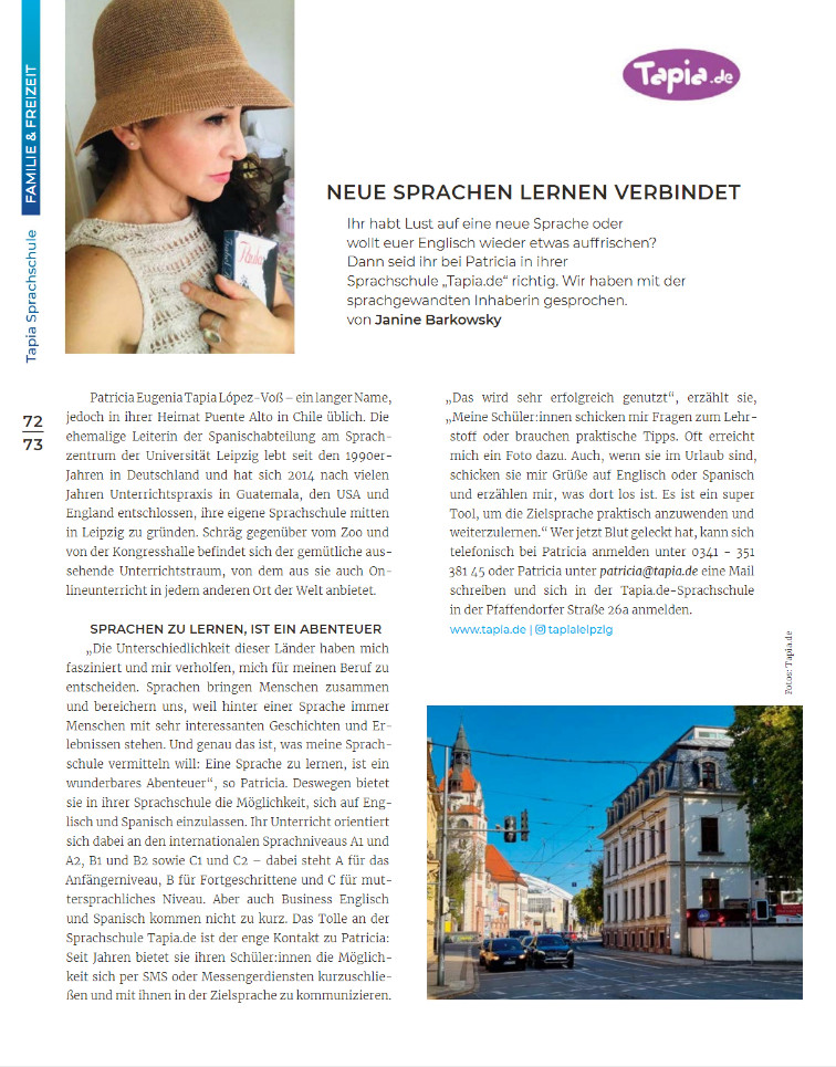 Urbanite berichtet über Tapia.de
